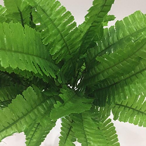 Artfen 2pcs Persian Leaves Artificial Shrubs 17 Inch Tall