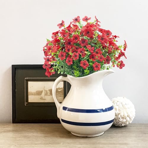 NOV FIRE 8 Bundle Artificial Flowers for Outdoor