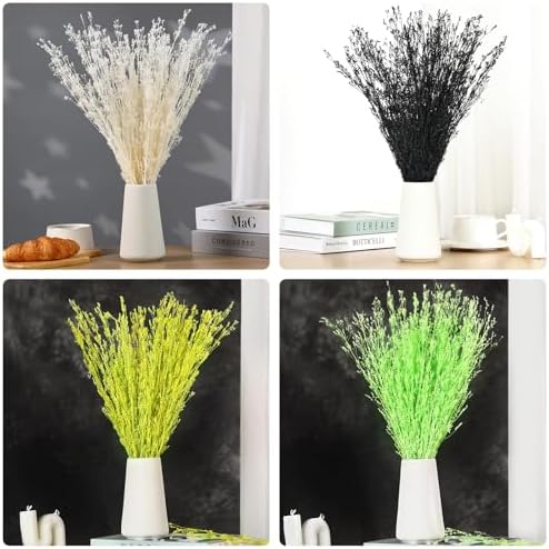 Tavkite Dried Babys Breath Bouquet 17 Inch Black