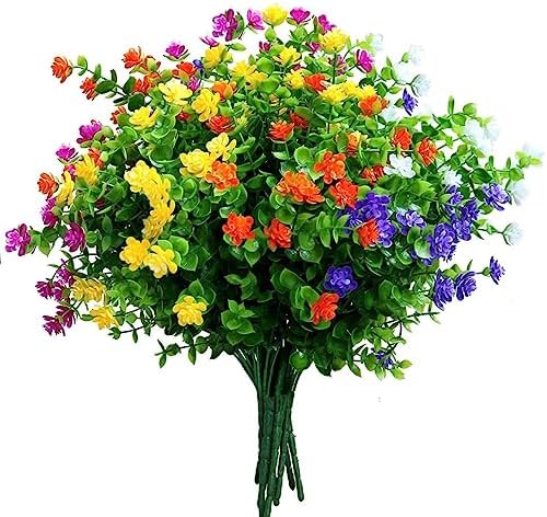NURCIX Artificial White Tea Flowers for Home Decor