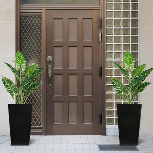 MelorcaGuilla 2PCS 30 Inch Fake Taro Plants