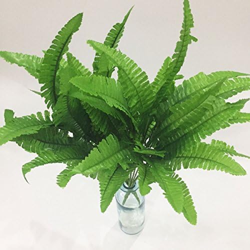 Artfen 2pcs Persian Leaves Artificial Shrubs 17 Inch Tall