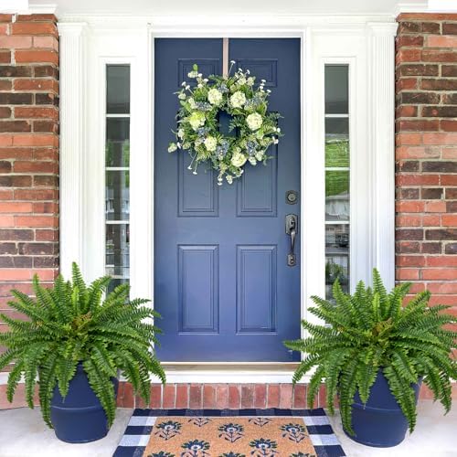GnFlus Faux Ferns 335 Dia Artificial Plants for Outdoor