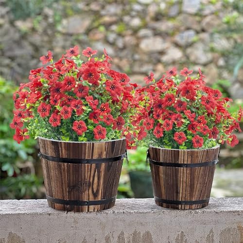 NOV FIRE 8 Bundle Artificial Flowers for Outdoor