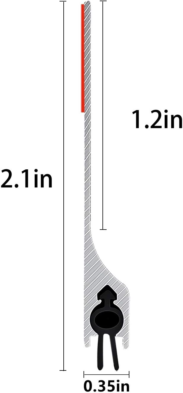 42 Inch Door Draft Stopper with Aluminum Seal
