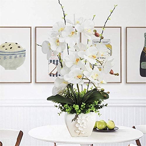 Real Touch Artificial Orchid Flowers for Home Office Decor