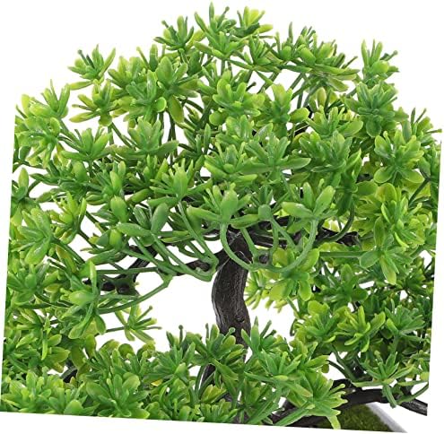 GARVALON Artificial Pine Bonsai Tree Decor