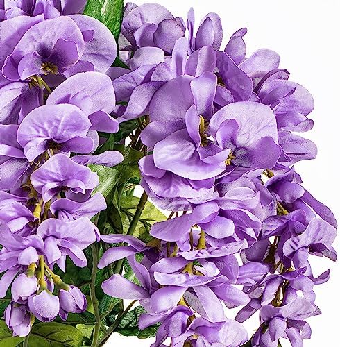 Vickerman Artificial Lavender Wisteria Bush 19 Inches