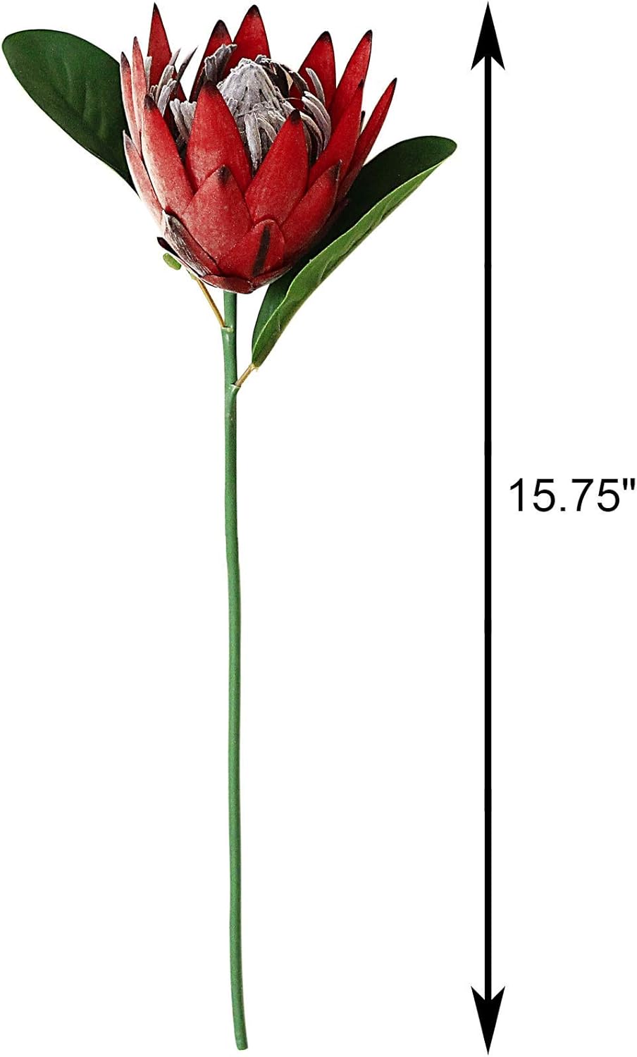 Tinsow Artificial Protea Cynaroides Red 3 Pieces