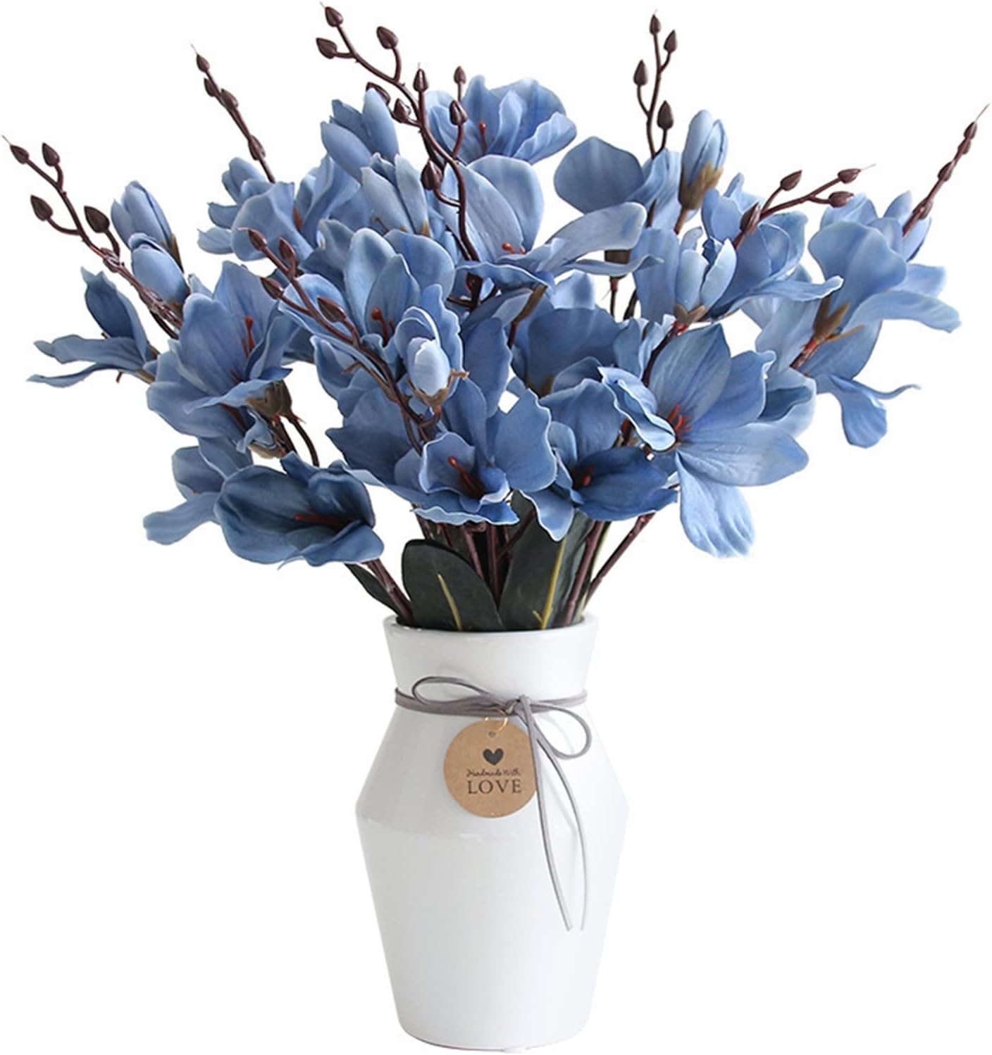 GaRcan Artificial Flowers Magnolia Silk Flower Bouquet 20 Heads
