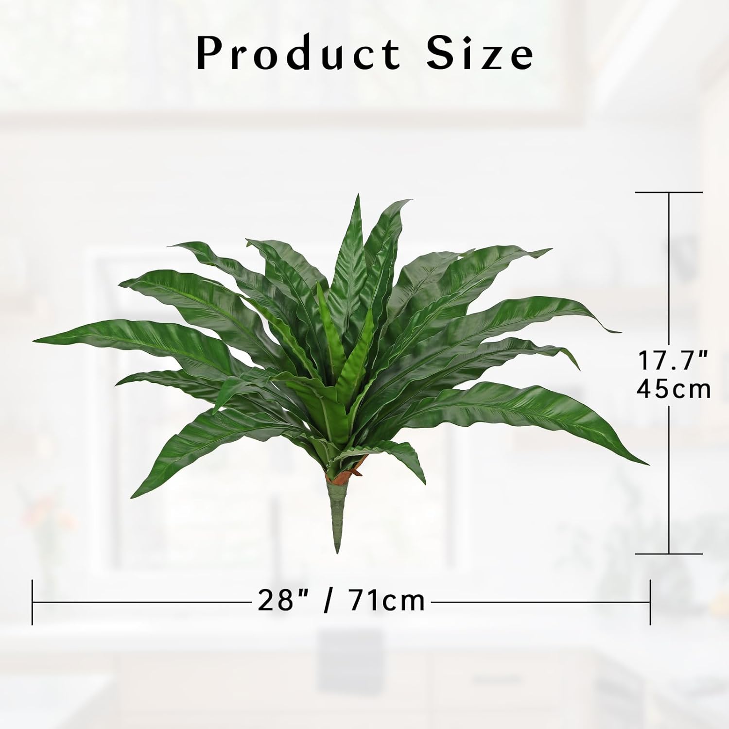 Artificial Plants Indoor Greenery Real Touch Ferns