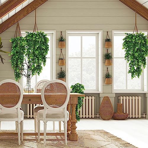 RECUTMS Artificial Shrubs Faux Plastic Grass