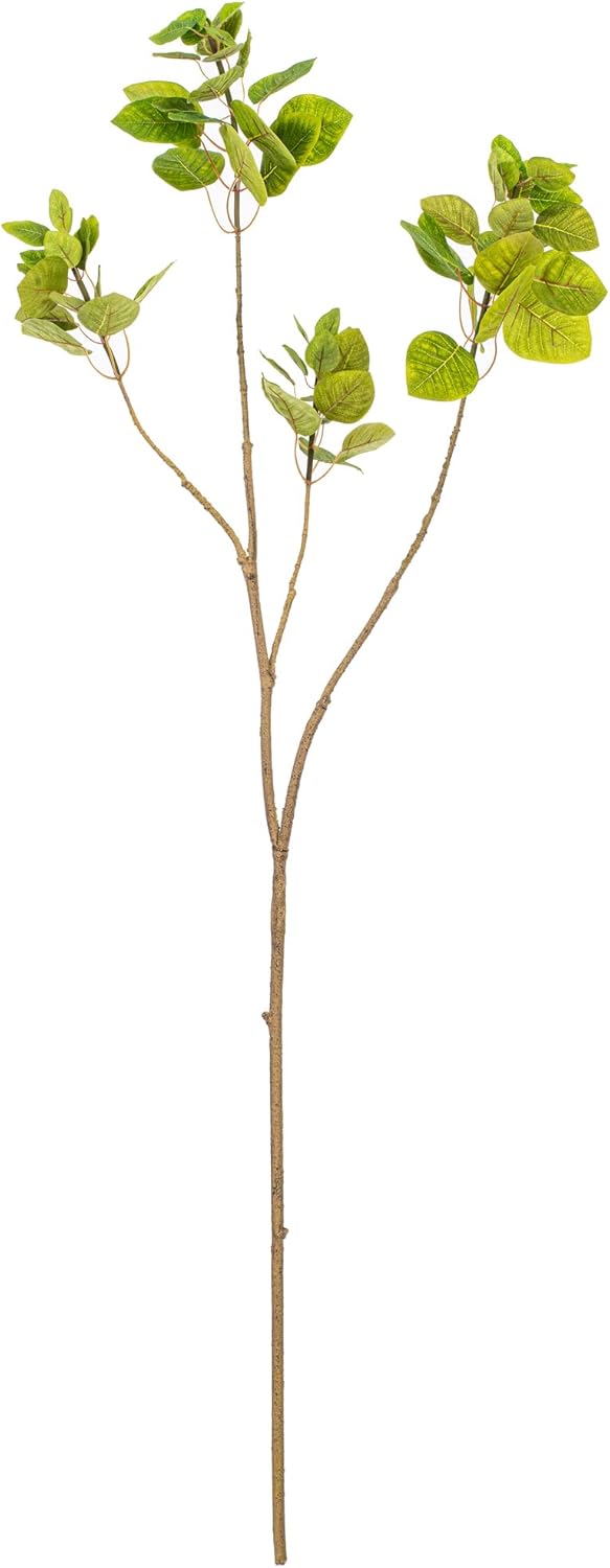 Vickerman 48 Indoor Artificial Cotinus Coggygria Tree with Black Pot