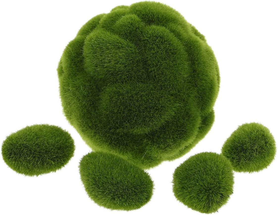 VICASKY 1 Set Realistic Artificial Moss Decorative Balls