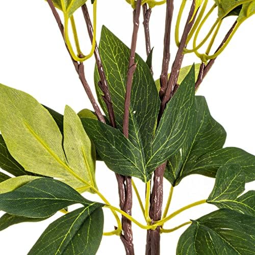 Vickerman 23 Inch Artificial Red Peony Bush