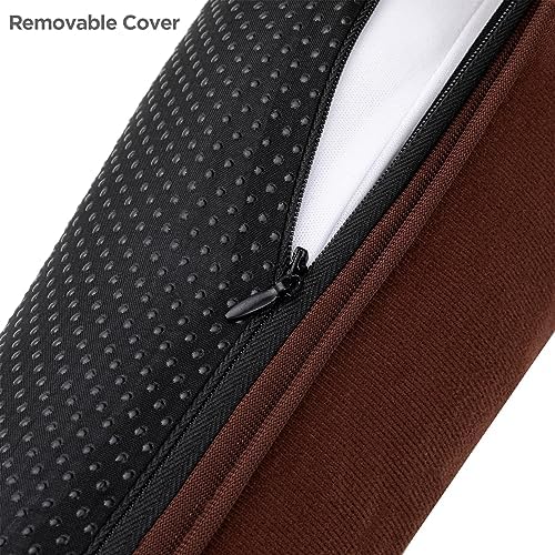 Sunolga 36 Inch Weighted Door Draft Stopper with Zipper Cover