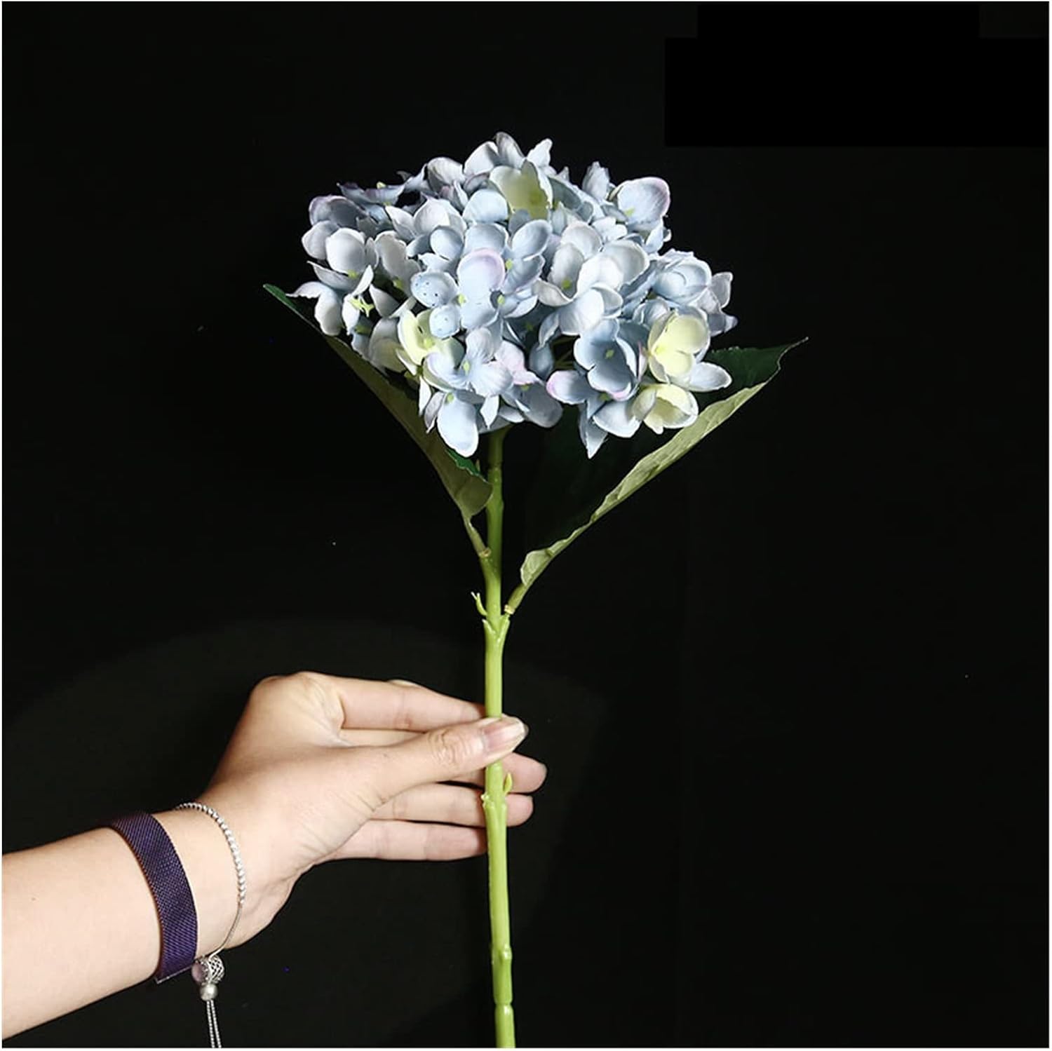 GaRcan Artificial Hydrangea Branch with Pot for Home Decor
