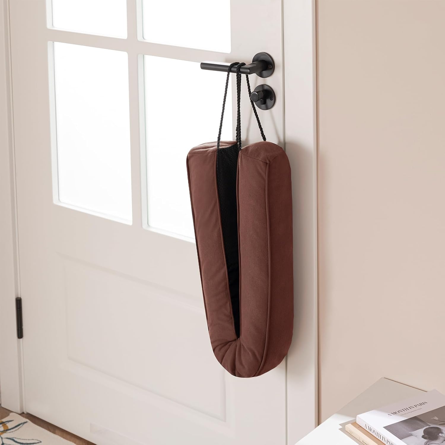 Sunolga 36 Inch Weighted Door Draft Stopper with Zipper Cover