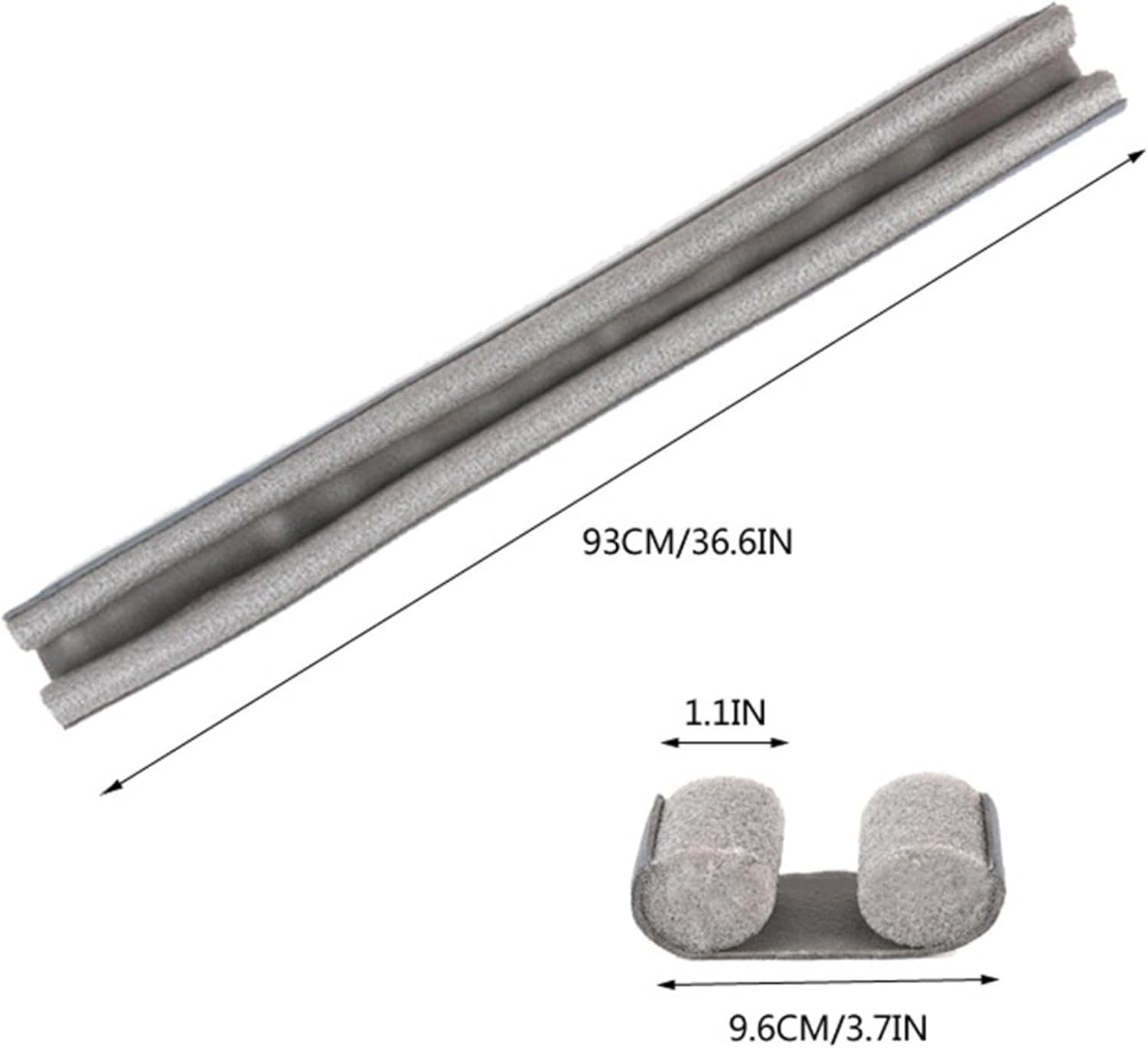 Adjustable Door Draft Stopper - 366 Inch Reduces Air Draft Noise