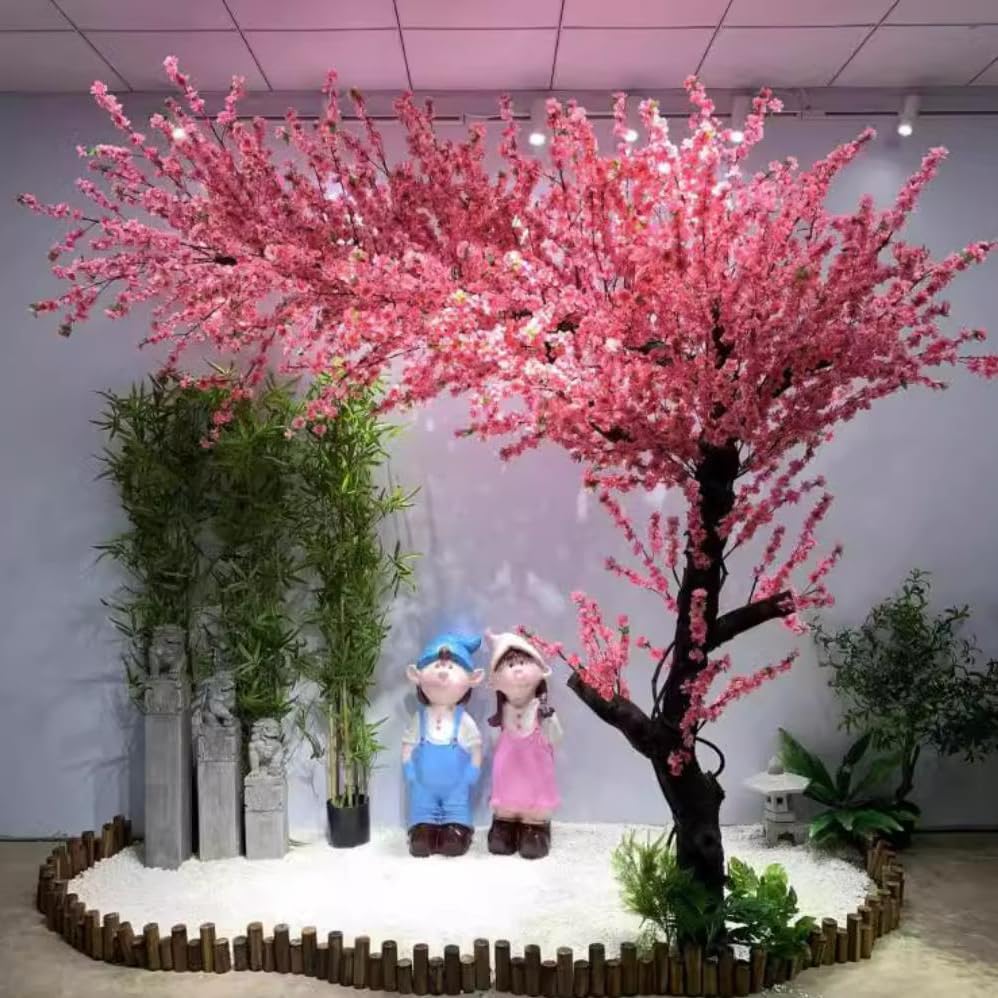 Artificial Pink Peach Blossom Tree 1mx08m