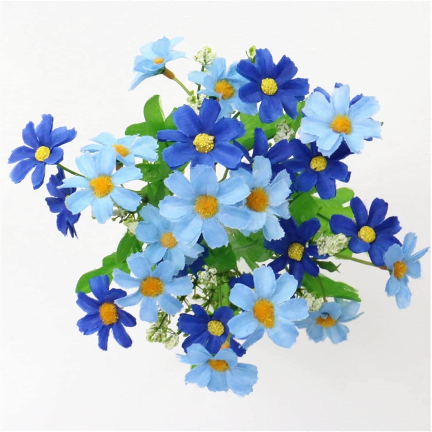 GaRcan Artificial Flowers Bouquet 7 Branch 28 Heads Silk Daisy