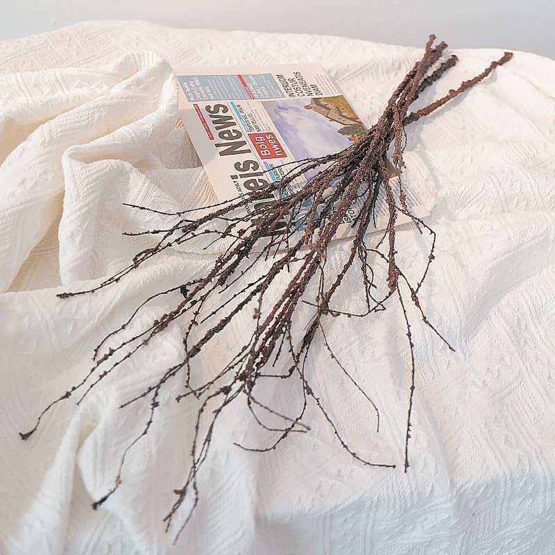 Eiyye 10PCS Curly Willow Branches Artificial Decor