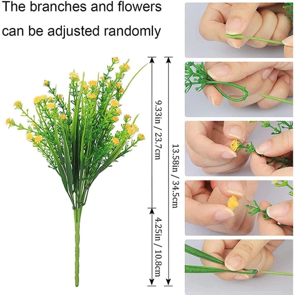 NURCIX UV Resistant Artificial Flowers for Outdoor Use
