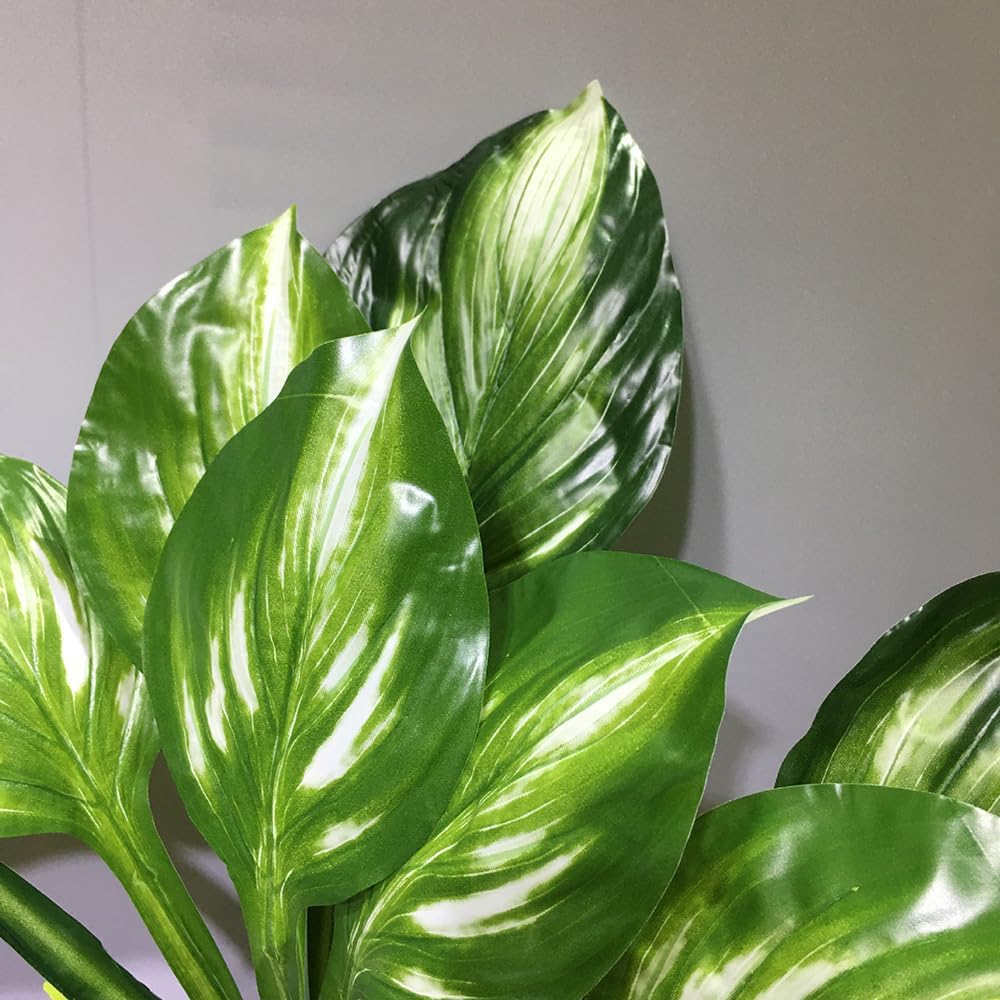 4 Packs Halcyon Hosta Artificial Plants 19 Inch Decor