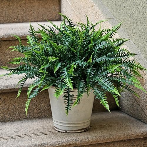 Alyptus UV Resistant Artificial Ferns 16 Bundles