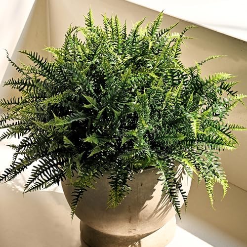 Alyptus UV Resistant Artificial Ferns 16 Bundles