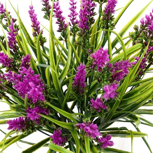 HANDIC 4pcs Artificial Plants Outdoor Decor Set