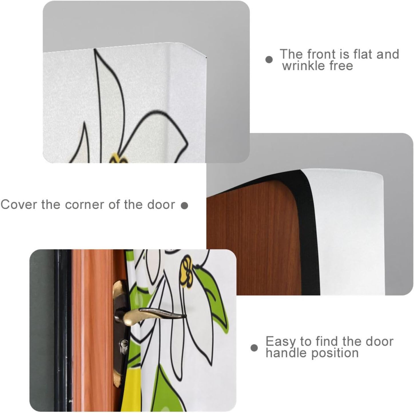 Susiyo Rellow Lemon Tree Halloween Door Cover