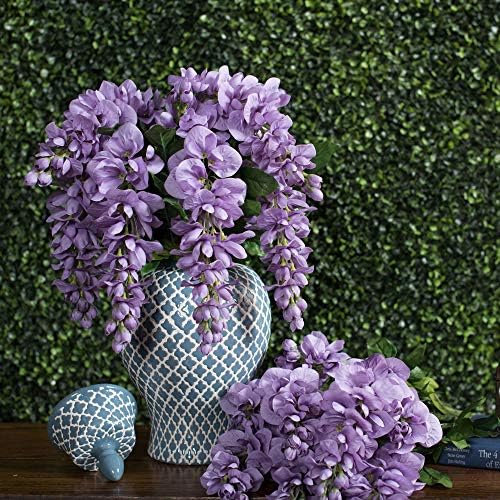 Vickerman Artificial Lavender Wisteria Bush 19 Inches
