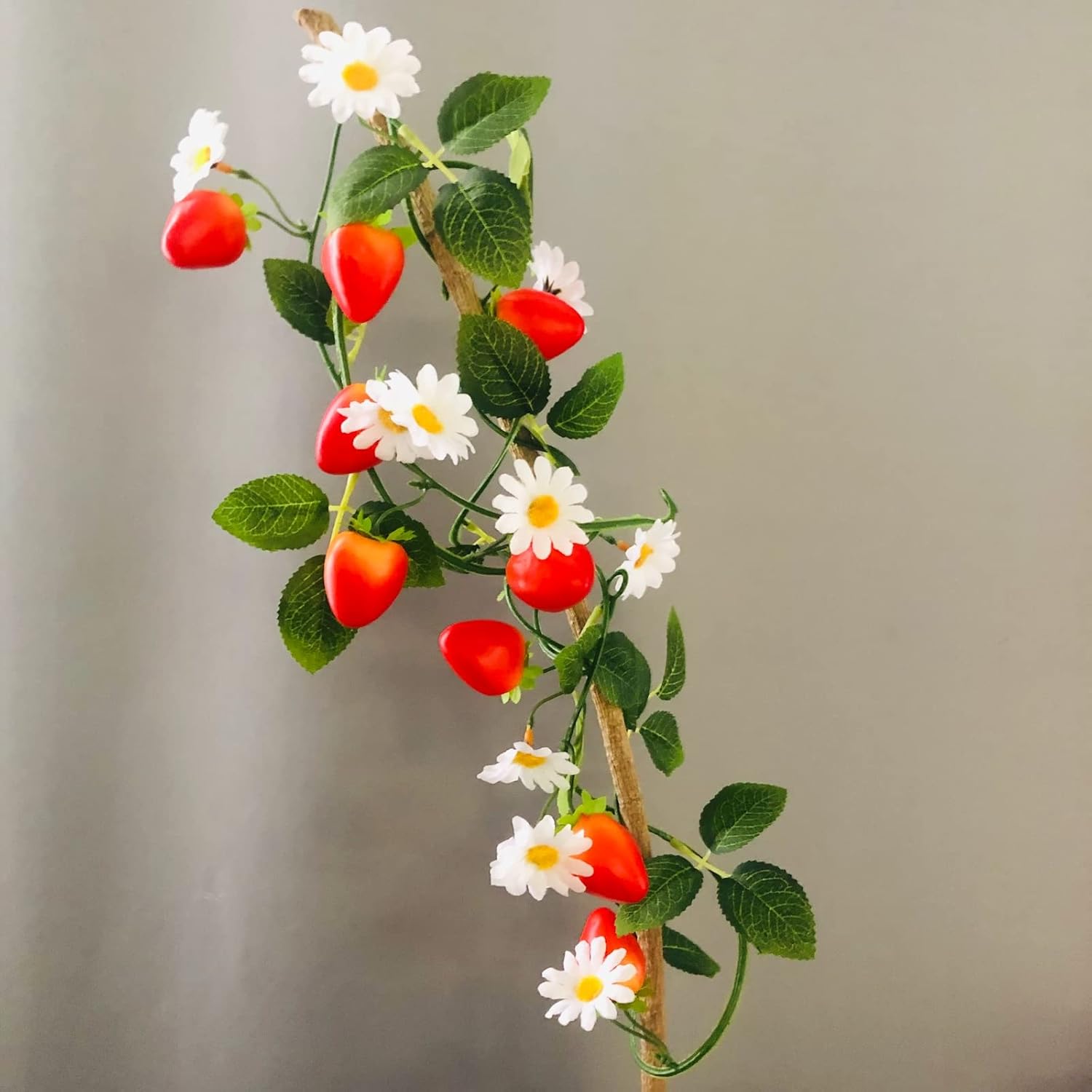 Artificial Strawberry Flower Vine Garland Wedding Decor