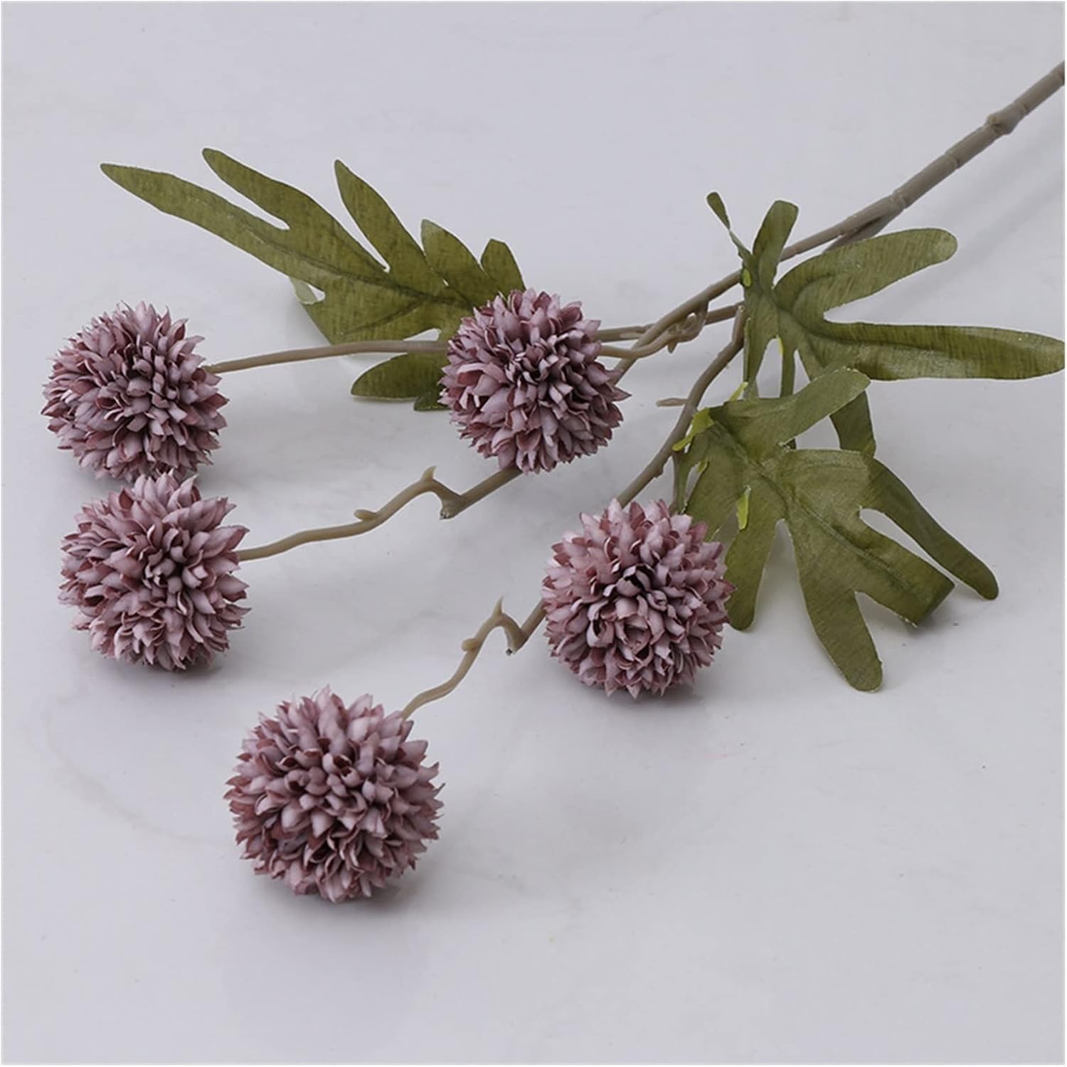 GaRcan Dandelion Flower Ball Silk Artificial Flowers with Pot