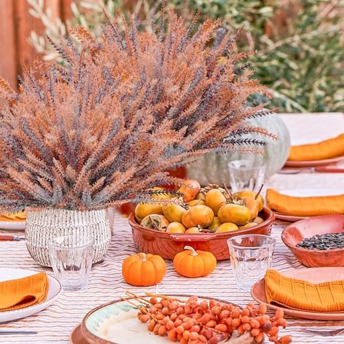 Agusbagli 72 Bundle Artificial Fall Flowers Outdoor Decor
