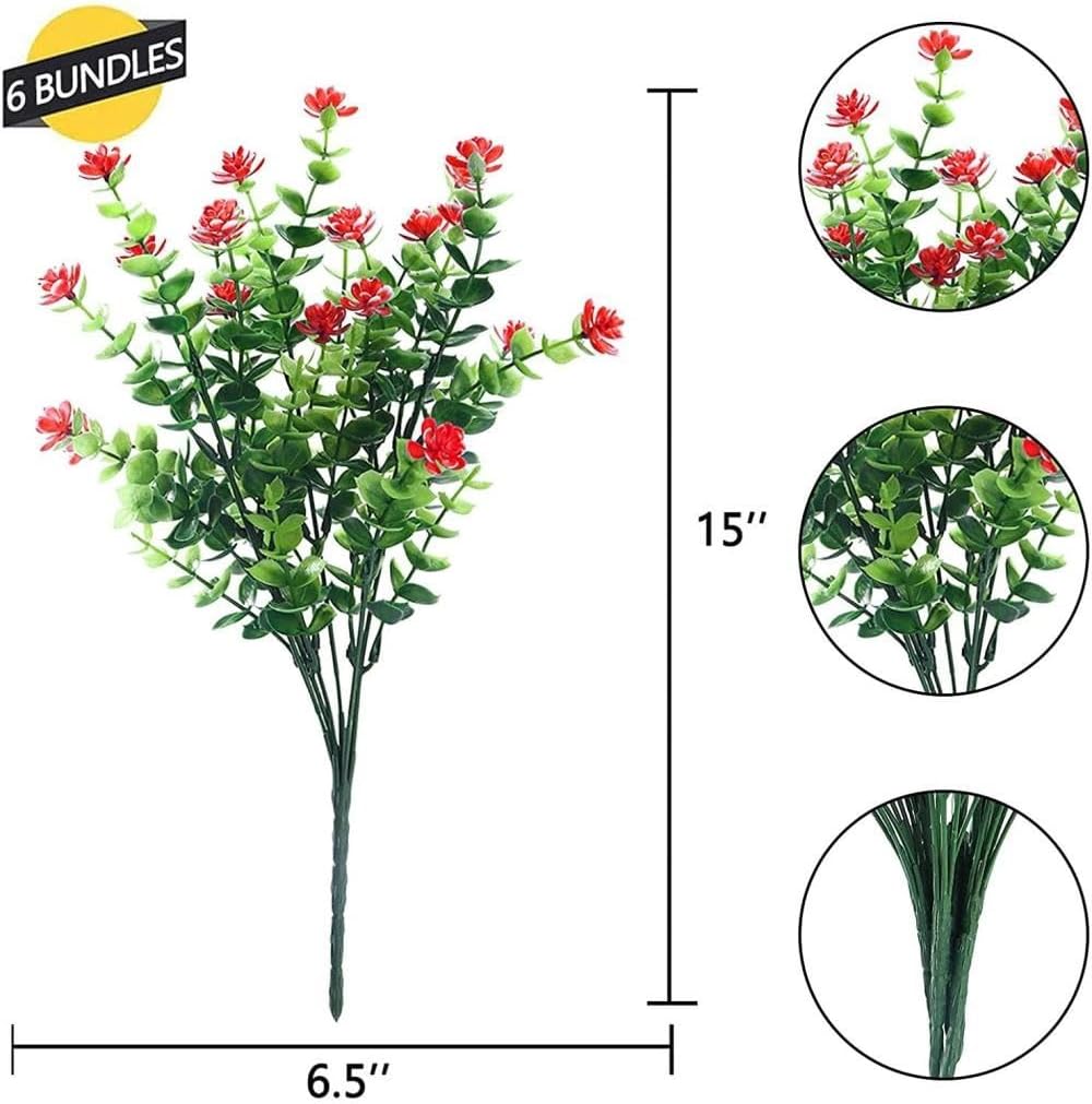 NURCIX Artificial White Tea Flowers for Home Decor