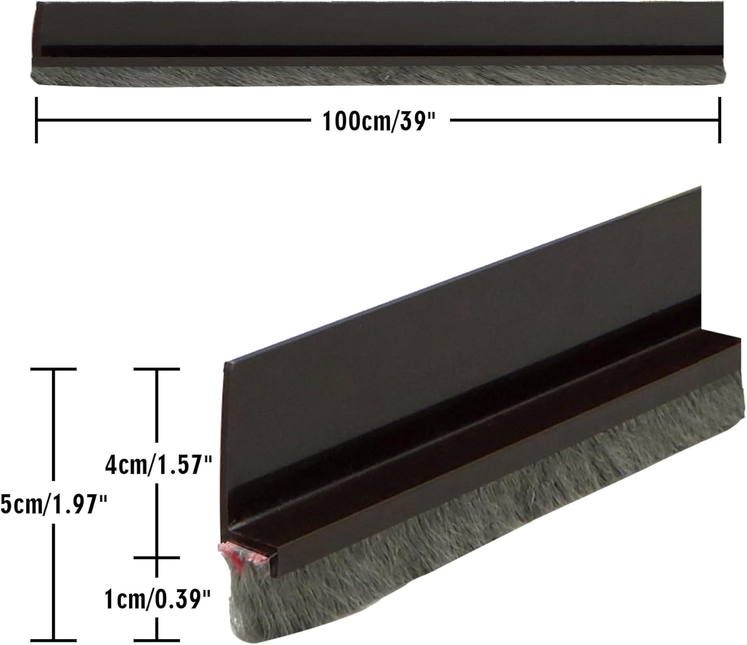 Door Draft Stopper Bottom Seal 39 In