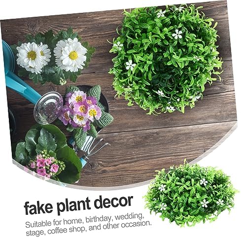 Artificial Grass Ball Pendant Lightweight Decor for Ceiling