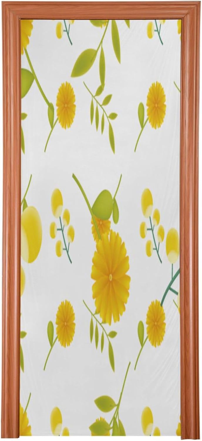 Susiyo Cute Halloween Door Cover with Stretch Fabric 32x79 in