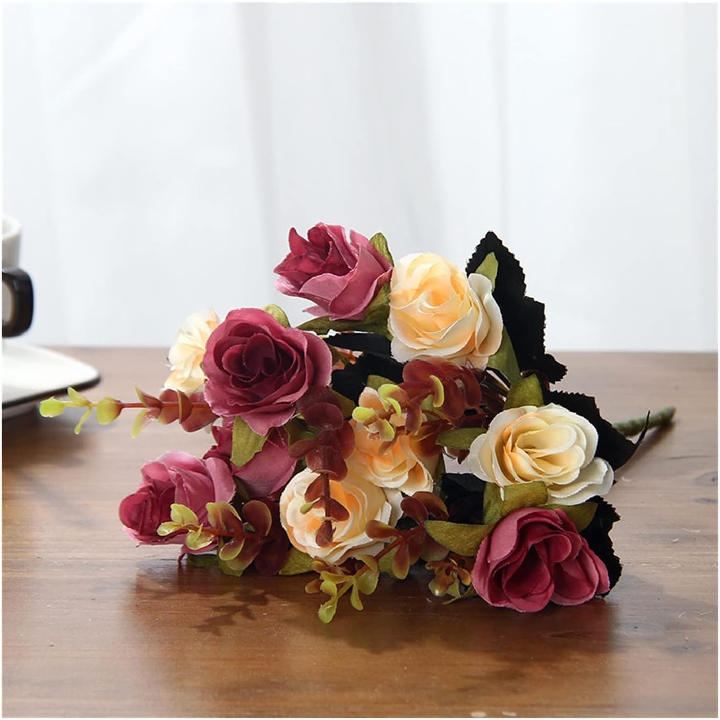 GaRcan Artificial Flowers Bouquet with Silk Rose Peony Hydrangea