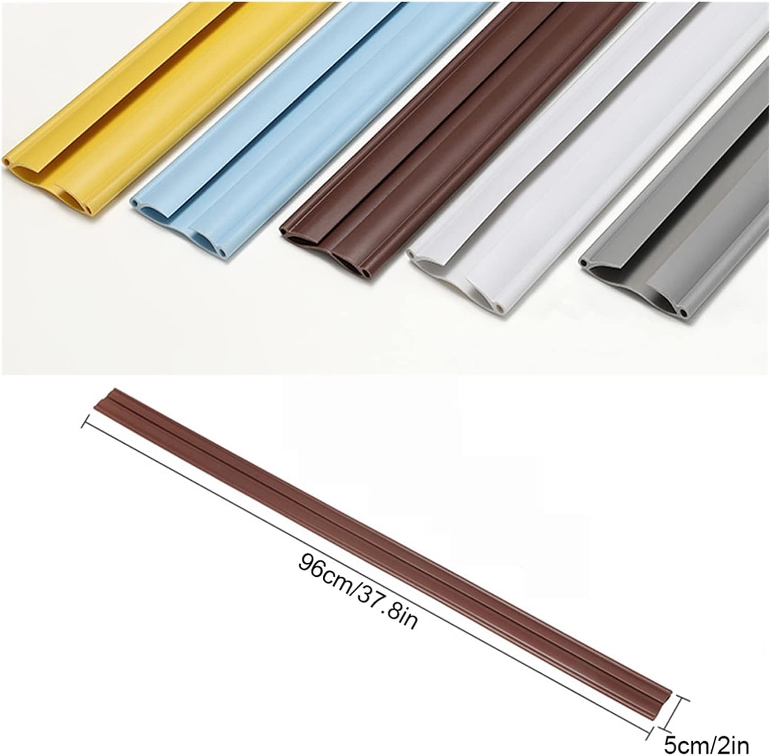 XBWJ Yellow Door Draft Stopper Sealing Strip