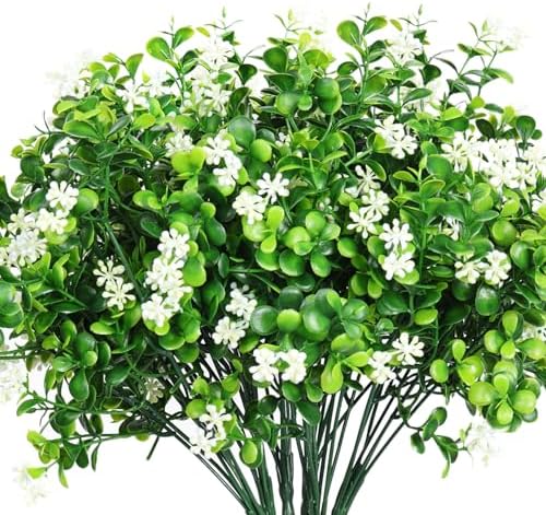 RECUTMS Artificial Hanging Eucalyptus Plants
