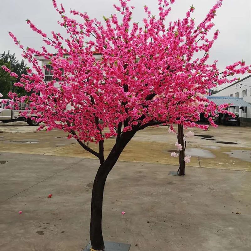 Artificial Peach Blossom Tree 1mx08m Indoor Outdoor Decor