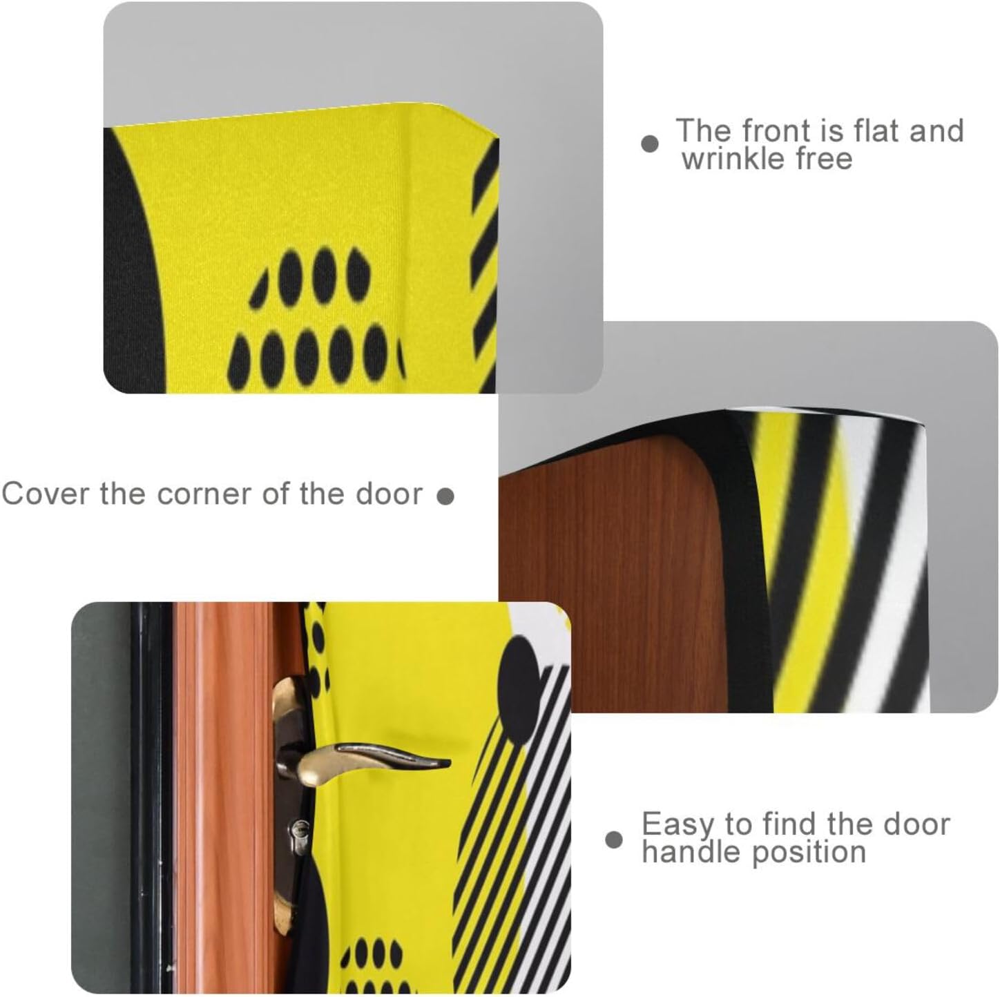 Susiyo Dots Halloween Door Cover Stretch Fabric Decor
