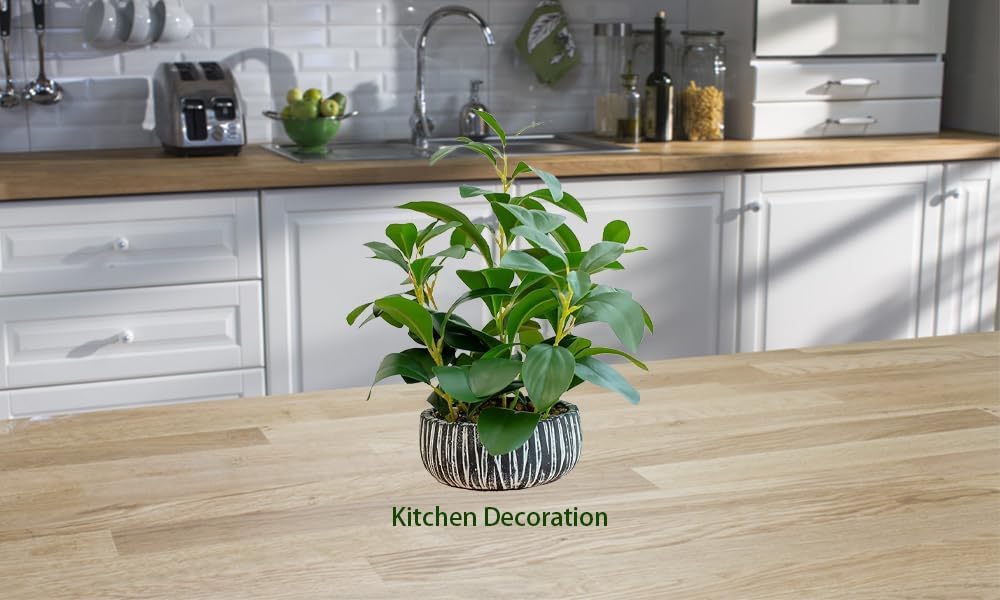 12 Inch Fake Ficus Plant Indoor Artificial Greenery