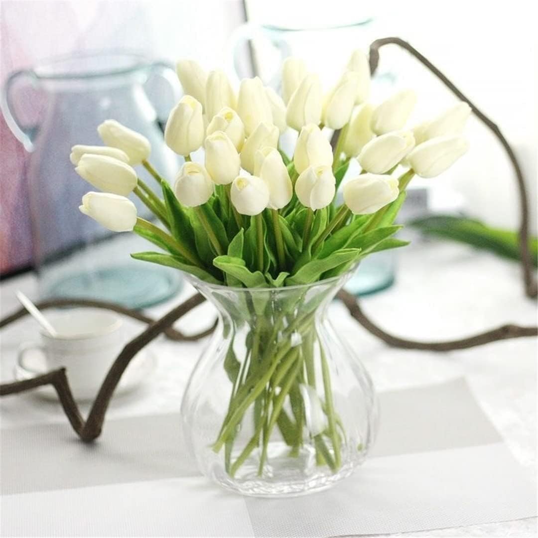 5Pcs Artificial Tulip Flowers for Spring Wedding Decor
