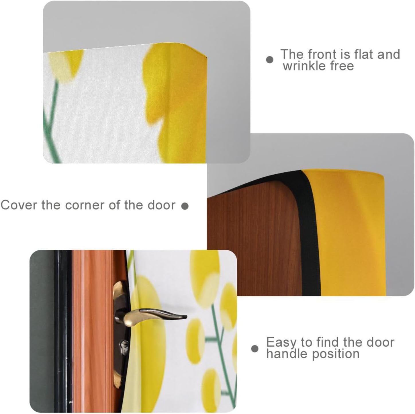 Susiyo Cute Halloween Door Cover with Stretch Fabric 32x79 in