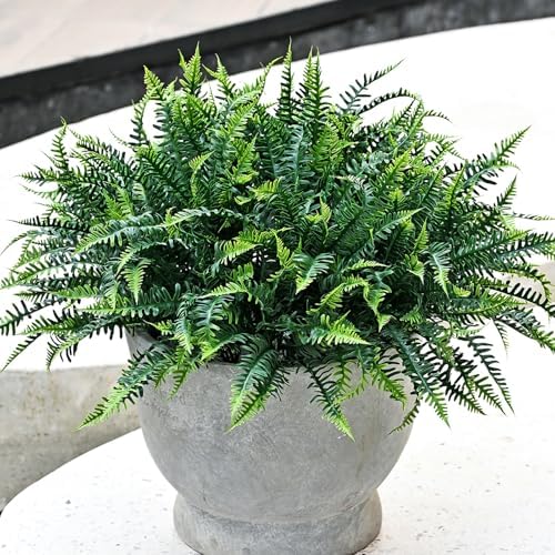 Alyptus UV Resistant Artificial Ferns 16 Bundles
