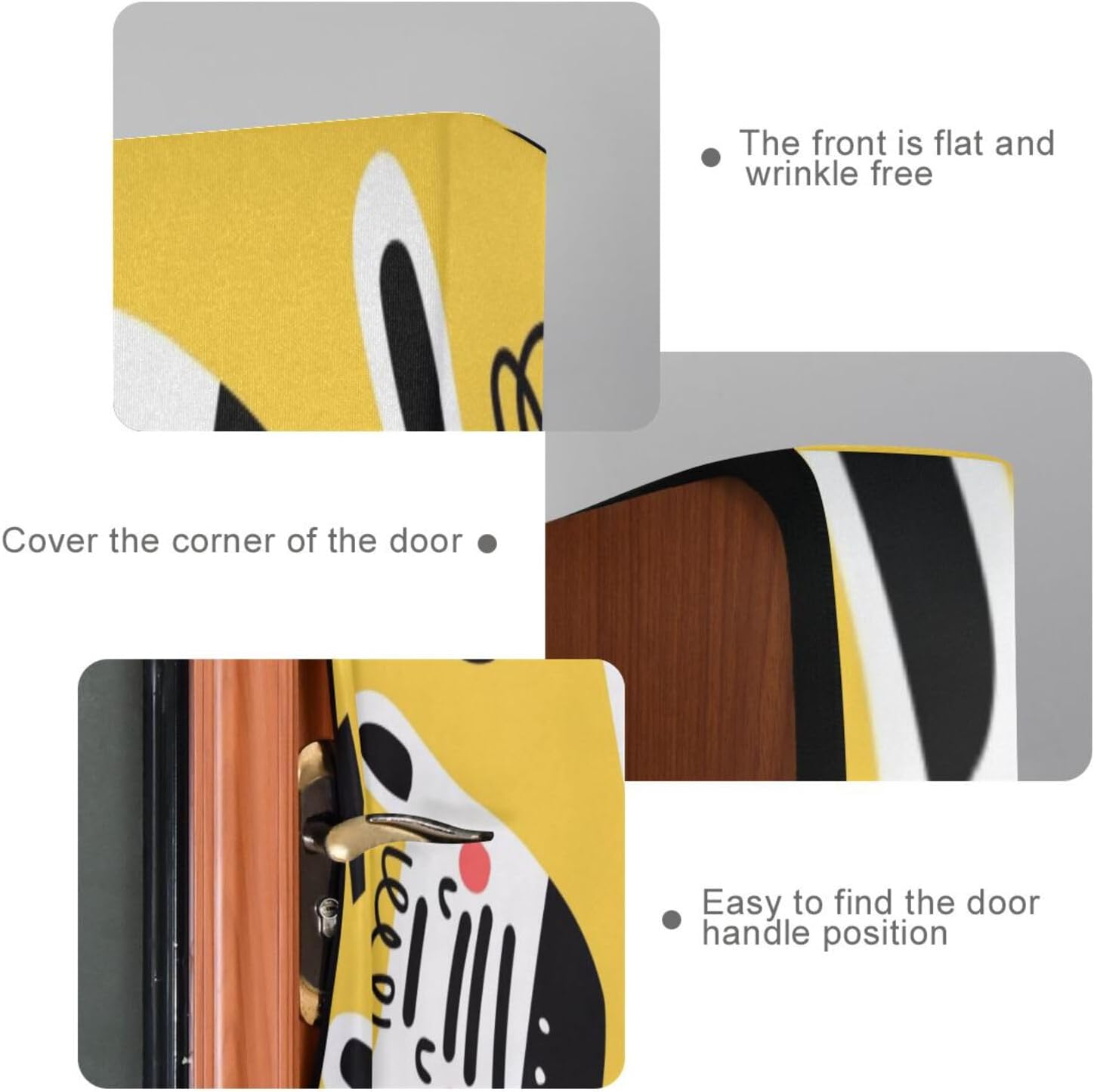 Susiyo Cartoon Zebras Halloween Door Cover 32x79in